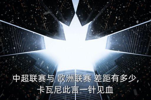中超聯(lián)賽與 歐洲聯(lián)賽 差距有多少,卡瓦尼此言一針見(jiàn)血