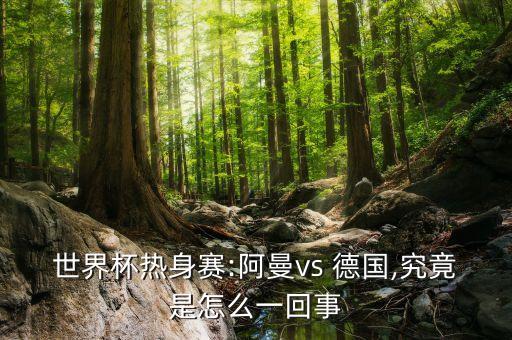 世界杯熱身賽:阿曼vs 德國,究竟是怎么一回事