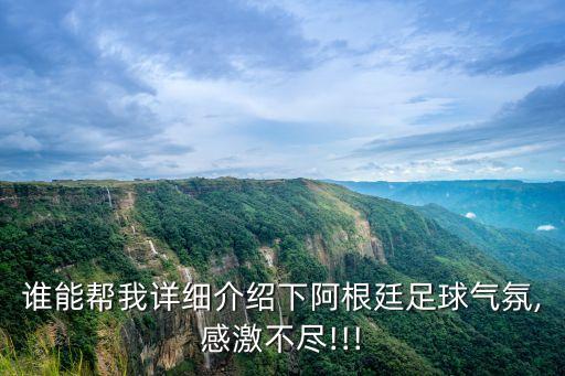 誰(shuí)能幫我詳細(xì)介紹下阿根廷足球氣氛,感激不盡!!!