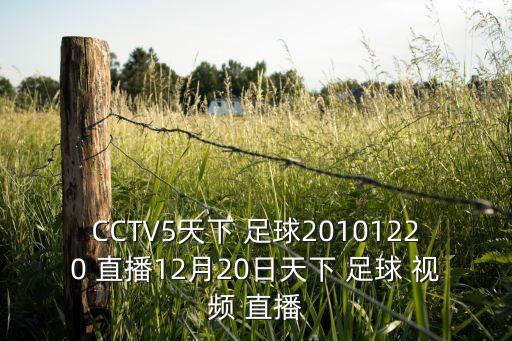 CCTV5天下 足球20101220 直播12月20日天下 足球 視頻 直播