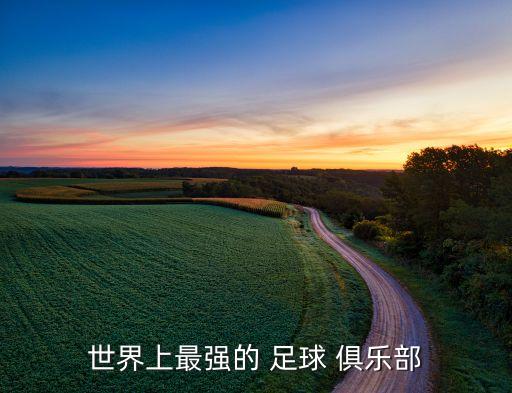 世界上最強(qiáng)的 足球 俱樂部